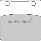Τακάκια φρένων -FERODO- FDB389ST, Suzuki GSX/GSX-R 750/1100, RG Gamma 500, VL Intruder 1500LC, VS Intruder 600/750/800/1400 (1984-2003)