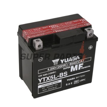 Μπαταρία -YUASA- YTX5L-BS, 4Ah 12V