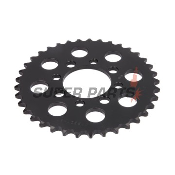 Πίσω γρανάζι -JT- JTR801,37, 37 δόντια, ατσάλινο, Kawasaki AE 50 1982-1983, AE 80 1981-1983, AR 50 1981-1983, AR 80 1982-1983, KLX 110 2002-2020, Z 125 2019-2020, Suzuki DR-Z 110 2003-2005, FM 50 1980-1998, FR 70 1975-1987, GT 50 1977-1980