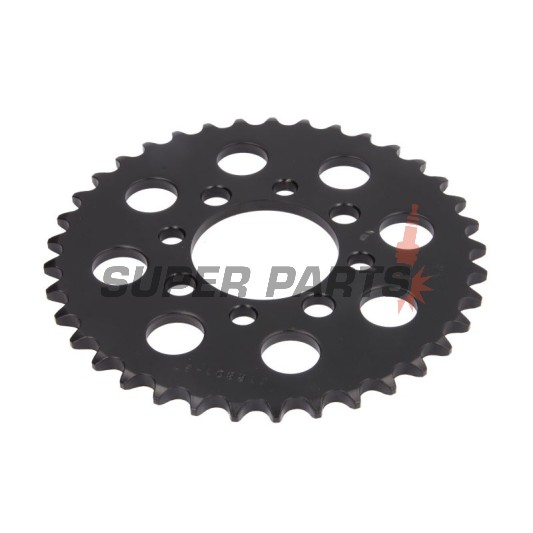 Πίσω γρανάζι -JT- JTR801,37, 37 δόντια, ατσάλινο, Kawasaki AE 50 1982-1983, AE 80 1981-1983, AR 50 1981-1983, AR 80 1982-1983, KLX 110 2002-2020, Z 125 2019-2020, Suzuki DR-Z 110 2003-2005, FM 50 1980-1998, FR 70 1975-1987, GT 50 1977-1980