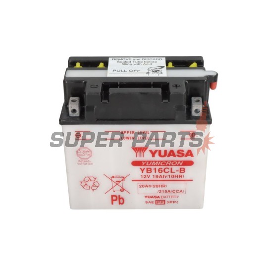 Μπαταρία -YUASA- YB16CL-B, 20Ah 12V