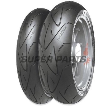 Μπροστινό ελαστικό δρόμου -CONTINENTAL- 120/70ZR17, ContiSportAttack