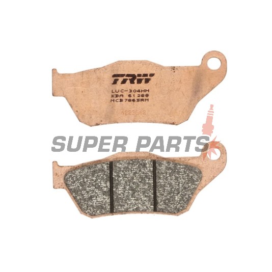 Τακάκια φρένων -TRW- MCB786SRM, sintered, Yamaha YP X-Max 125R/250R (2005-2009)