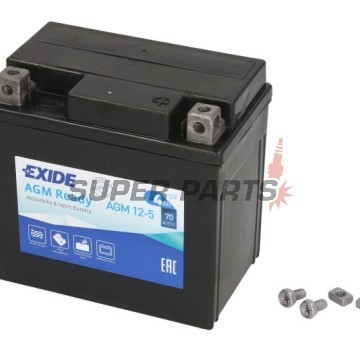 Μπαταρία -EXIDE- YTX5L-BS READY, 4Ah 12V