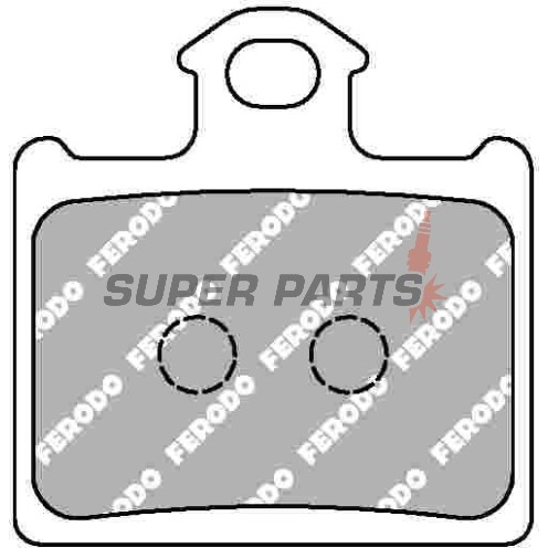 Τακάκια φρένων -FERODO- FDB2257SG, Husqvarna CR/TC 65/85 2011-2023, KTM Freeride 250/350, SX 85 2012-2020