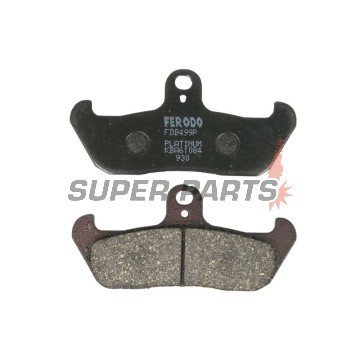 Τακάκια φρένων -FERODO- FDB499P, Alfer, Aprilia AF1/Tuareg, Cagiva Freccia/WMX, Gilera RC, Husaberg, Husqvarna CR/TE/WR, Kram IT ER, Laverda CR, Moto Morini 125-600 (1987-2000)