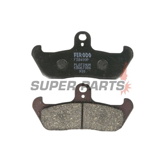 Τακάκια φρένων -FERODO- FDB499P, Alfer, Aprilia AF1/Tuareg, Cagiva Freccia/WMX, Gilera RC, Husaberg, Husqvarna CR/TE/WR, Kram IT ER, Laverda CR, Moto Morini 125-600 (1987-2000)