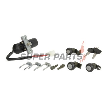 Σετ κλειδαριών -RMS- RMS 24 605 0380, Honda FES 125/150 1998-2002, Honda FES 250 1998-2005, Honda NES 125/150 2000-2006