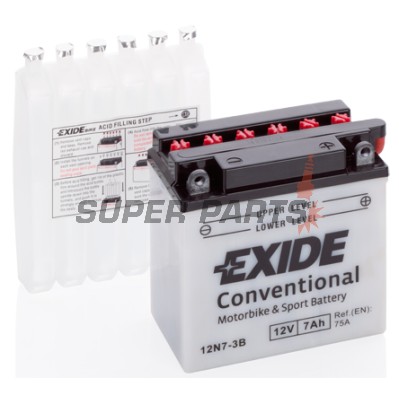 Μπαταρία -EXIDE- 12N7-3B, 7Ah 12V