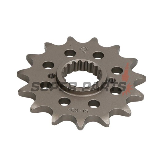 Μπροστινό γρανάζι -JT- JTF403,15, 15 δόντια, BMW G 450 2007-2011, Husqvarna SMR 511 2011-2012, TC 449 2011-2012, TE 449/511 2011-2012