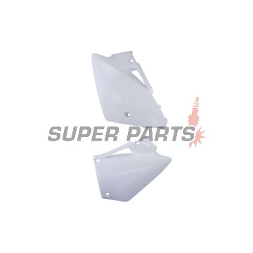 Πίσω πλαϊνά πλαστικά -POLISPORT- λευκά, GAS GAS EC 125-300 2005-2006