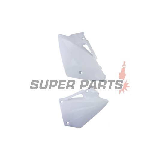 Πίσω πλαϊνά πλαστικά -POLISPORT- λευκά, GAS GAS EC 125-300 2005-2006