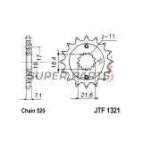 Μπροστινό γρανάζι -JT- JTF1321,12, 12 δόντια, Honda CB 300 2015-2018, CBF 250 2004-2006, CBR 250 2011-2015, CBR 300 2014-2020, CBX 250 2000-2004, CMX 300 2017, CRF 250 2013-2021, XR 250 1996-2004