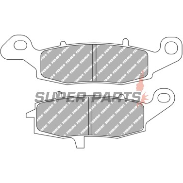 Τακάκια φρένων -FERODO- FDB2049EF, Suzuki V-Strom/GS 500/Bandit/SV 650/Intruder/Marauder 500-800 1996-2012