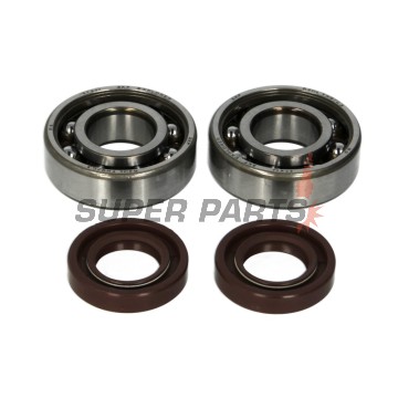 Σετ ρουλεμάν και τσιμουχών στροφάλου -ATHENA- Aprilia RX 50 2006-2014, SX 50 2006-2012, Derbi GPR 50 1997-2003/2006-2012, Senda 50 1998-2000/2005-2010