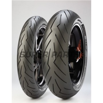 Μπροστινό ελαστικό δρόμου -PIRELLI MOTOR- 130/70ZR16, DIABLO ROSSO III