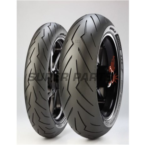 Μπροστινό ελαστικό δρόμου -PIRELLI MOTOR- 130/70ZR16, DIABLO ROSSO III
