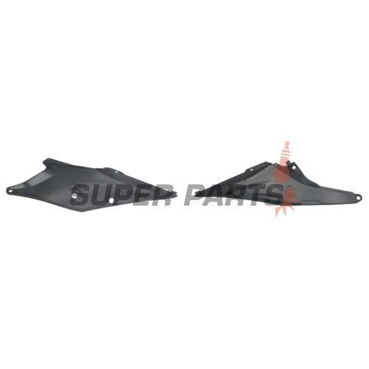 Πίσω πλαϊνά πλαστικά -POLISPORT- γκρι, KTM EXC 150-300 2020-2023