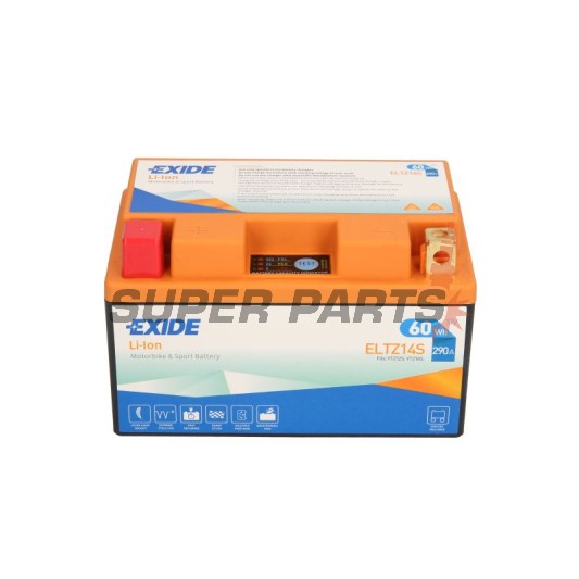 Μπαταρία -EXIDE- ELTZ14S, 60Wh (5Ah), 12V, Lithium-ion