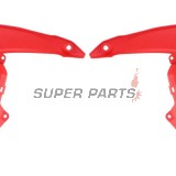 Μπροστινά πλαϊνά πλαστικά -POLISPORT- κόκκινα, HONDA CRF 110 2013-2018