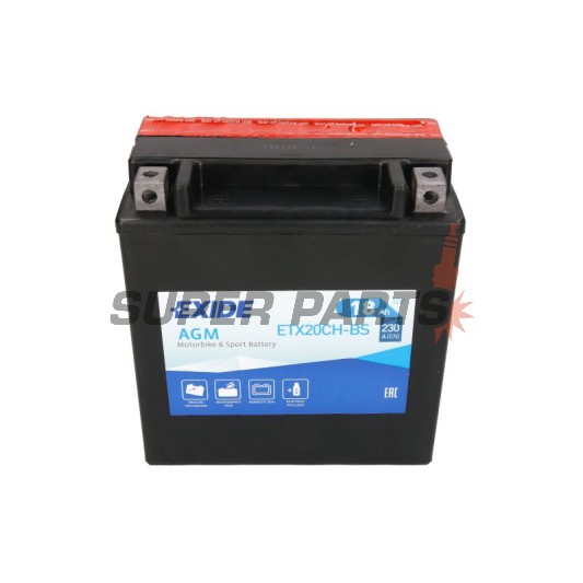 Μπαταρία -EXIDE- YTX20CH-BS, 18Ah 12V