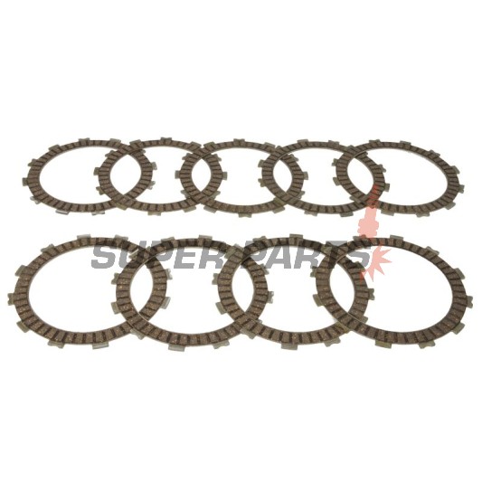 Σετ δίσκων συμπλέκτη -4 RIDE- TCS5638, KTM SX 450 2009-2011, SX-F 450 2007-2011, SX-F 505 2007-2008, XC-F 505 2008-2009, XC-W 450 2008-2009