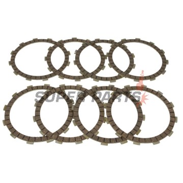 Σετ δίσκων συμπλέκτη -TRW- MCC121-8, Honda CB 750-1100F/Custom/Bol d'Or/Supersport (1978-1984), GL 1800 Gold Wing (2001-2011), ST 1300 Pan European (2002-2012), VF 1100C Magna (1983), VT 1300CX Fury (2010-2016), VTX 1300-1800 (2001-2008)