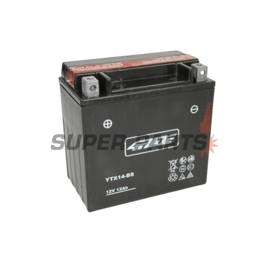 Μπαταρία -4 RIDE- YTX14-BS 4RIDE, 12.6Ah 12V