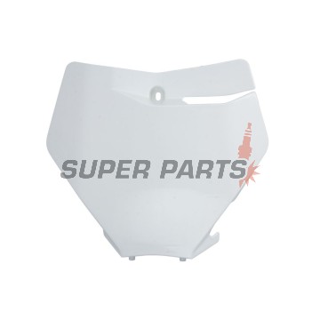 Μάσκα/πινακίδα αριθμού motocross -POLISPORT- λευκή, KTM SX, SX-F, XC 125-450 2019-2022