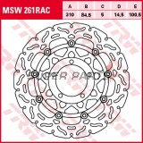 Δίσκος φρένου -TRW- MSW261RAC, 310mm, Triumph Daytona 600/650/675/675R (2002-2012)/Speed Four 600 (2002-2005)/Street Triple 675/675R (2007-2012)/TT 600 (2000-2003)