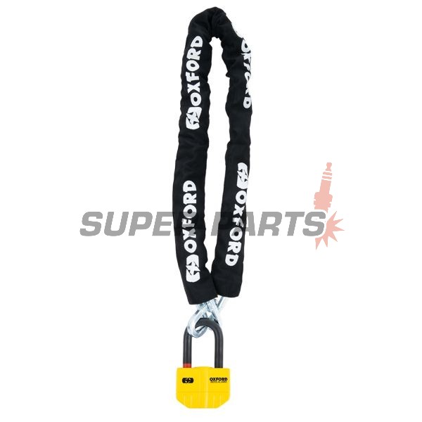 Αλυσίδα με κλειδαριά συναγερμού -OXFORD- Boss Alarm 14mm + Chain 12mm x1.5m