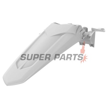 Πίσω φτερό/ουρά -POLISPORT- λευκό, YAMAHA YZ 250/450 2018-2023