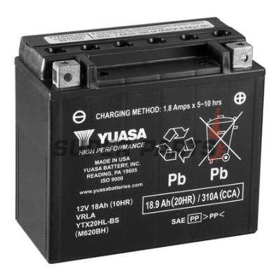 Μπαταρία -YUASA- YTX20HL-BS, 19Ah 12V