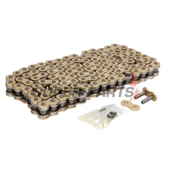 Αλυσίδα -JT- JTC525Z3GS110RL, μέγεθος 525, 110 κρίκοι, διπλό ενισχυμένη, χρυσή