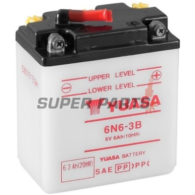 Μπαταρία -YUASA- 6N6-3B, 6Ah 6V
