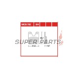 Τακάκια φρένων -TRW- MCB702, Yamaha YZF750R7, YZF-R1 1000 (1998-2001)
