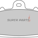 Τακάκια φρένων -FERODO- FDB574ST, Kawasaki GPZ/Versys/Vulcan/Zephyr/Ninja/ZXR/ZZR, Suzuki Bandit/GSR/GSX-F/GSX-R/RGV/SV/Intruder 250-2000 1990-2015