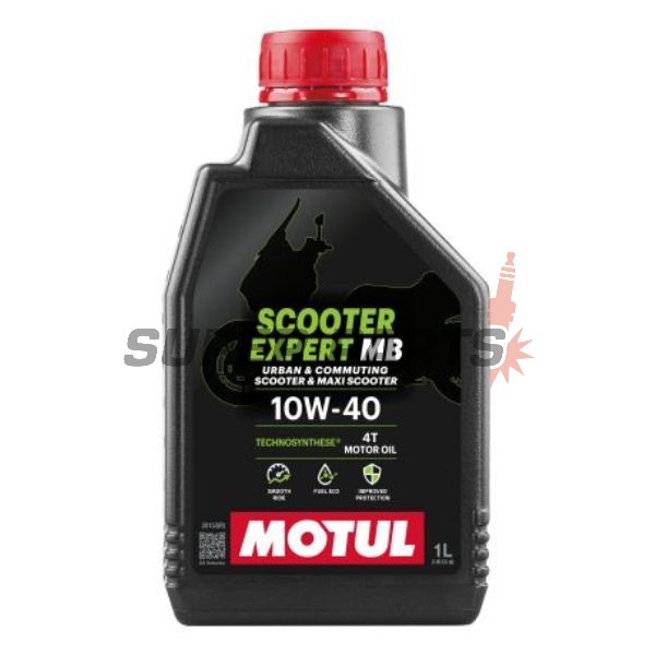 Λάδι κινητήρα -MOTUL- SCOOTER EXPERT MB, 10W40, ημισυνθετικό, 1L