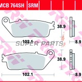 Τακάκια φρένων -TRW- MCB764SRM, sintered, Cagiva 900 Cat 900cc, Honda CB1000F, FJS Silver Wing 400/600cc, VFR750F/VFR950F Carat - 400/600/750/900/950/1000cc, 1988-2009