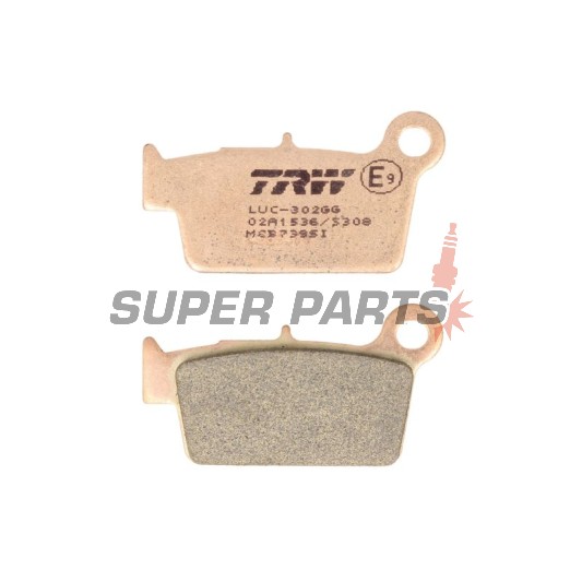 Τακάκια φρένων -TRW- MCB739SI, Aprilia MXV/RXV/SXV, Beta RR, Gas Gas EC, Kawasaki KLX/KX/KXF, Sherco SE/SM, Suzuki DR-Z/RM-X/RM-Z, TM EN/MX/SMR/SMX, Yamaha WR/YZ 50-550cc, 2001-2020