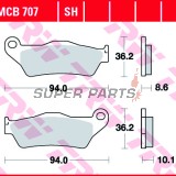 Τακάκια φρένων -TRW- MCB707, BMW HP2/K/R/S 850/1100/1150/1200/1300 GS, RT, RS, Rockster, Megamoto, S1000XR (1993-2018), Moto Guzzi California 1000 (2001-2006)