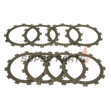 Σετ δίσκων συμπλέκτη -TRW- MCC419-8, Yamaha FJ/FZ/FZ6 600-750, TDM 850, XJ/XJR 400-900 Diversion/Seca, XTZ 750 Super Tenere, YZF-R6 600 (1980-2010)