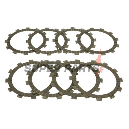 Σετ δίσκων συμπλέκτη -TRW- MCC419-8, Yamaha FJ/FZ/FZ6 600-750, TDM 850, XJ/XJR 400-900 Diversion/Seca, XTZ 750 Super Tenere, YZF-R6 600 (1980-2010)