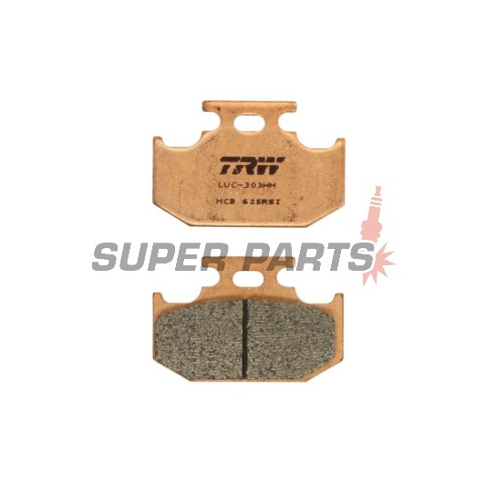 Τακάκια φρένων -TRW- MCB625RSI, Cannondale MX400/440, Kawasaki KDX/KLX/KX, Suzuki DR/DR-Z/RM/RMX, Yamaha DT/TT/TT-R/WR/XT/YZ (1989-2018)
