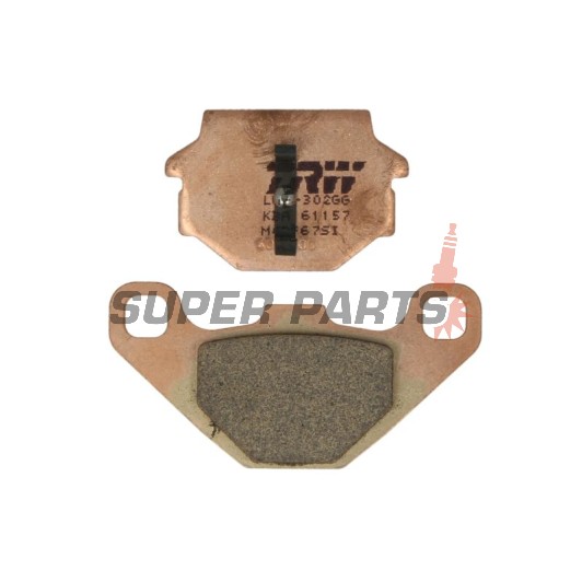 Τακάκια φρένων -TRW- MCB667SI, Aprilia MX 125 (2003-2007), RX 125 (2000-2001), Cagiva WMX 125 (1989), Husqvarna TC 510 & TE 510 (1990-1991)