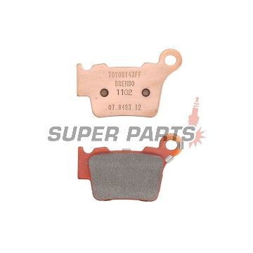Τακάκια φρένων -BREMBO- 07BB275A, Husqvarna 450cc, KTM EXC/EXC-R 300‑450cc (2005‑2011)