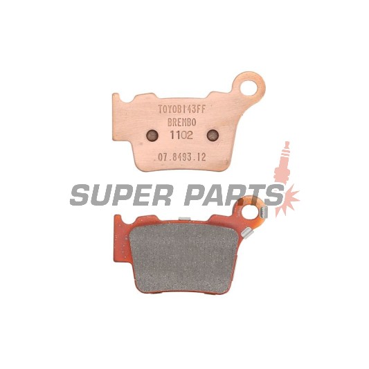 Τακάκια φρένων -BREMBO- 07BB275A, Husqvarna 450cc, KTM EXC/EXC-R 300‑450cc (2005‑2011)