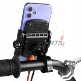 Βάση τηλεφώνου -4 RIDE- με ασύρματο φορτιστής + USB C, αντικραδασμικό - universal