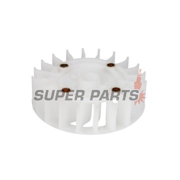 Φτερωτή ψύξης -MOTORIX- 4 βίδα, GY6 50cc, Kymco, Peugeot