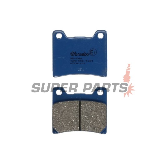Τακάκια φρένων -BREMBO- 07YA1107, Yamaha FJ 1100/1200, FZR 600/750/1000, FZS 1000 Fazer, TDM/TRX 850, XJ 900 Diversion, XJR 1200/1300, XV Virago, XVS Drag Star, YZF Thunder Ace/Thunder Cat